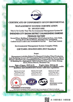 ISO14001-2015环境管理体系认证证书 (2)